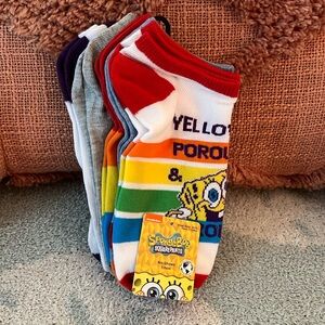 NWT! Sponge Bob Sock Pack!